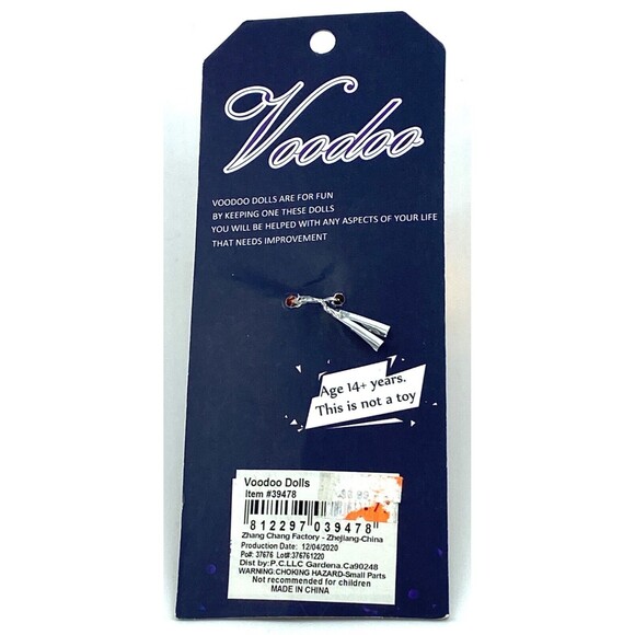 Watchover VOODOO DOLL Keychain, GINJA NINJA,  3" Tall - Picture 2 of 2